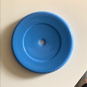 light blue Starbucks lid